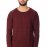 Burgundy fleck soft touch knitted sweater